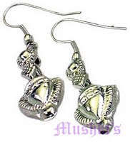 metal earring - click here for large view
